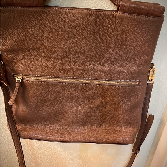 Tory Burch Brown Leather Shoulderbag - Picture 2 of 5